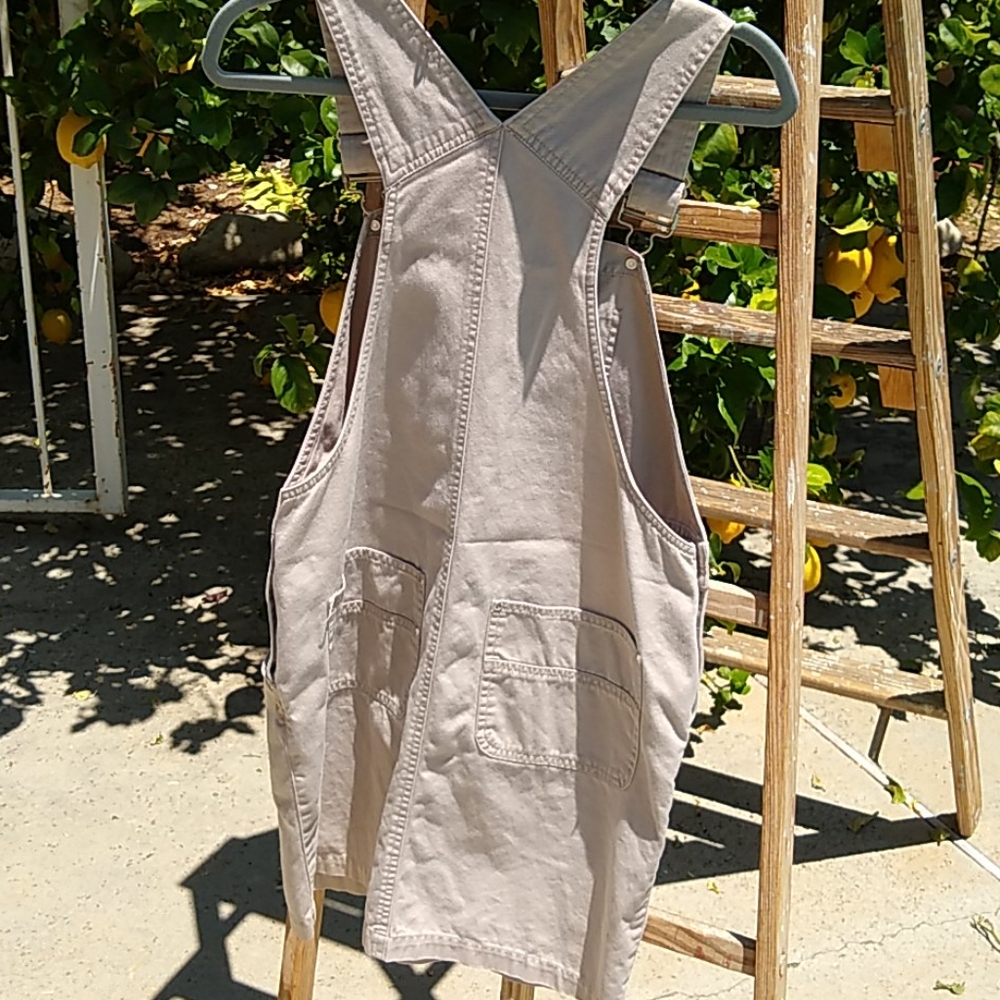 Liz Claiborne Taupe Overall Jumper- Size PM - Picture 6 of 6